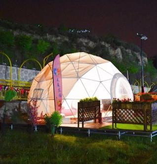 玉林河南球形帐篷-室外浪漫乐园